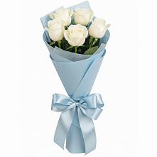 Букет 5 Белых роз Проуд #REPLACE_PRED# Бутурлиновке