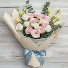 Букет цветов из:  Лизиантусы в Бутурлиновке