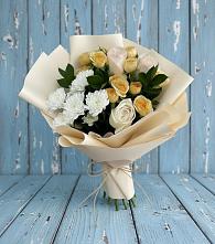 Букет цветов из:  Розы и Хризантемы в Бутурлиновке