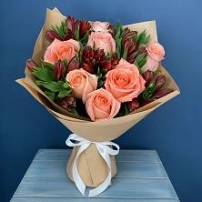 Букет цветов из:  Розы и Альстромерии в Бутурлиновке