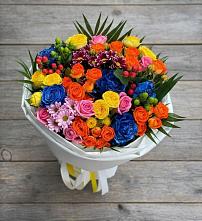 Букет цветов из:  Розы и Хризантемы в Бутурлиновке