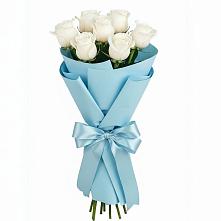 Букет 7 белых роз Проуд #REPLACE_PRED# Бутурлиновке