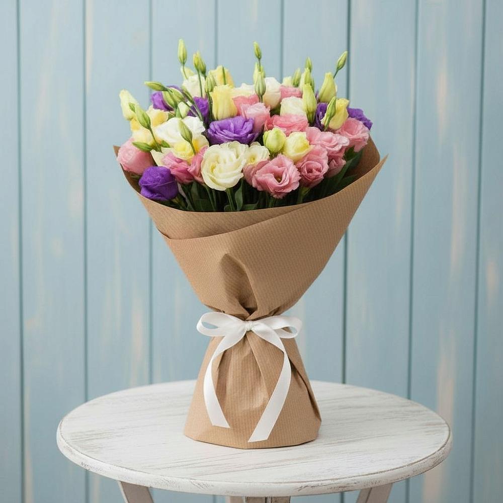 Букет цветов из: Лизиантусы в Бутурлиновке