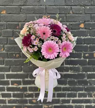 Букет цветов из:  Герберы и Хризантемы в Бутурлиновке