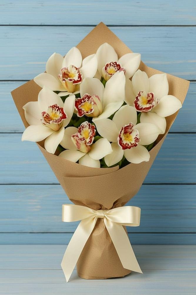 Букет цветов из: Орхидеи и Розы в Бутурлиновке