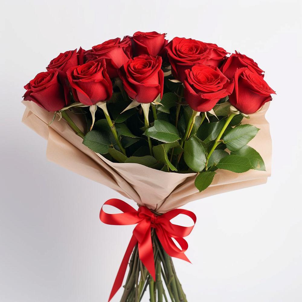 Букет 11 Красных роз Эдлесс Лав в Бутурлиновке