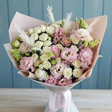 Букет цветов из:  Альстромерии и Розы в Бутурлиновке