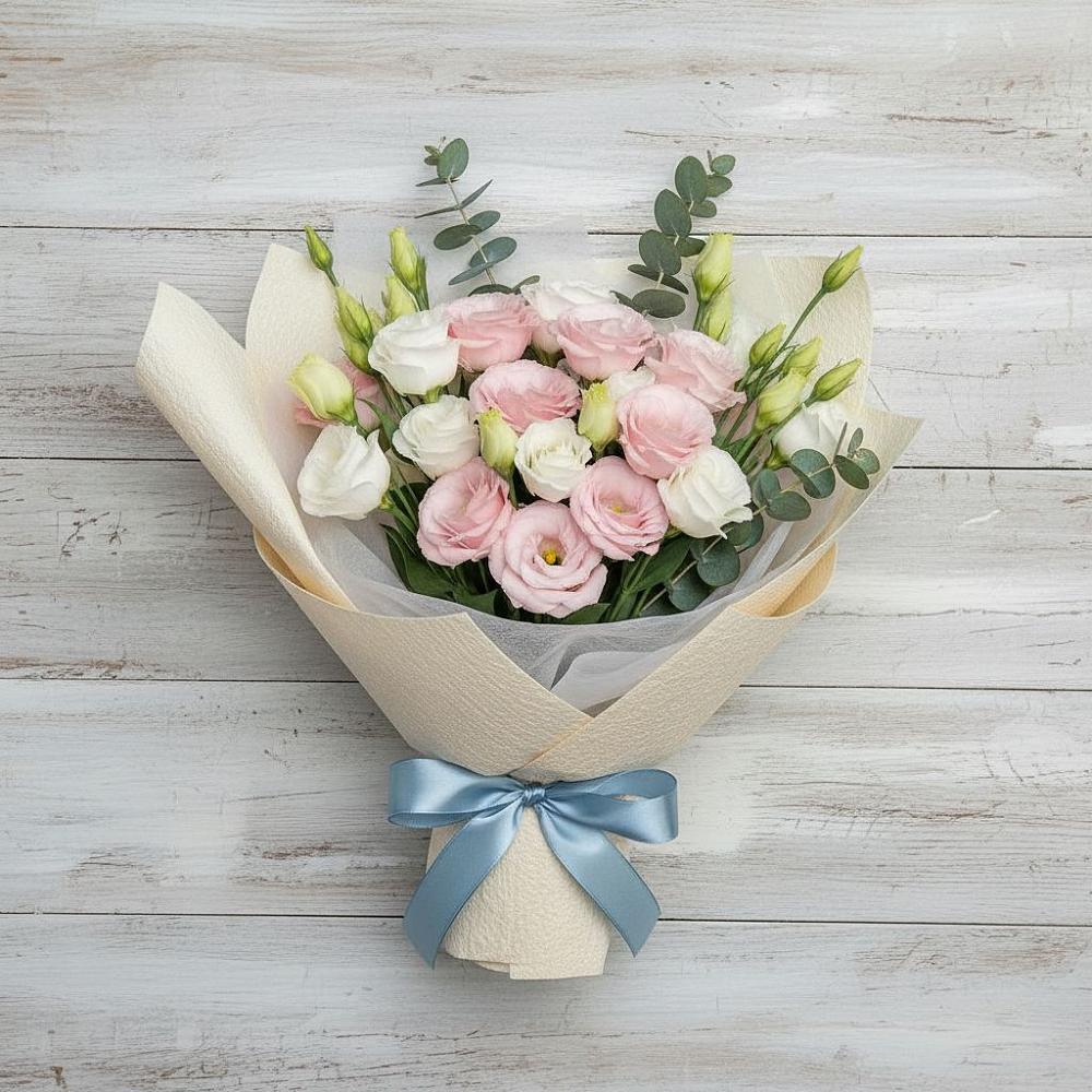 Букет цветов из: Лизиантусы в Бутурлиновке